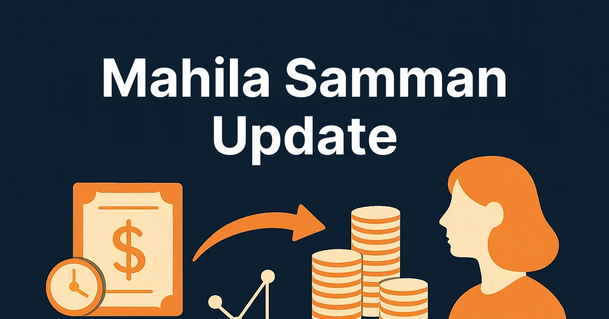 Mahila Samman Savings Certificate 2026: What Happened and What to Use Instead