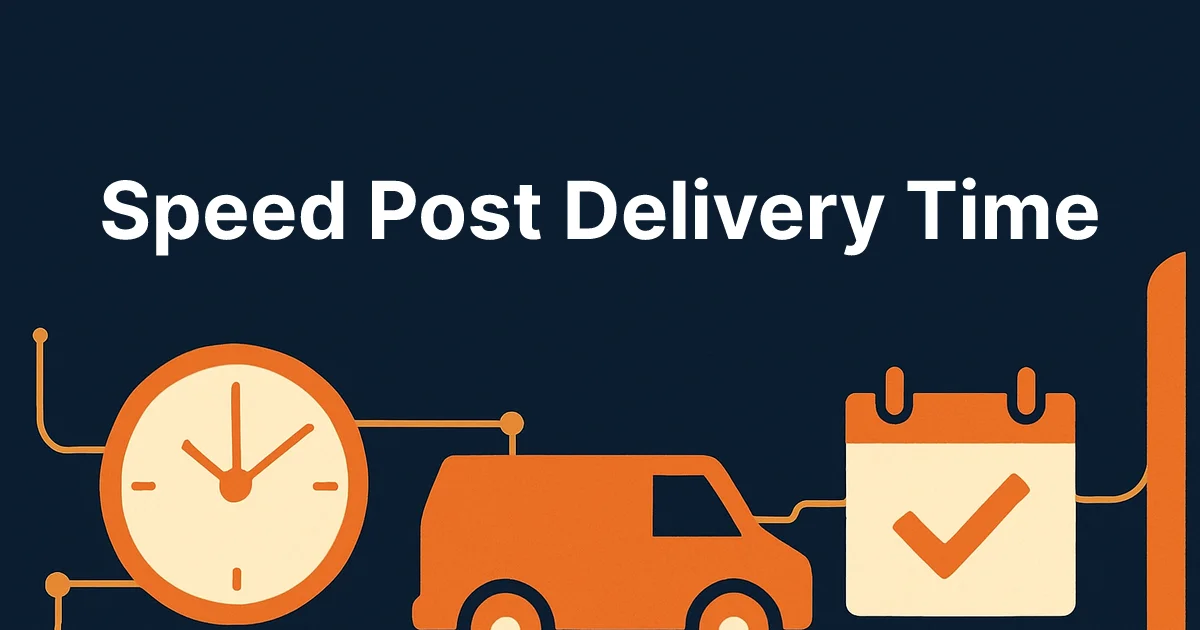 Speed Post Delivery Time 2026: How Long Does It Take?