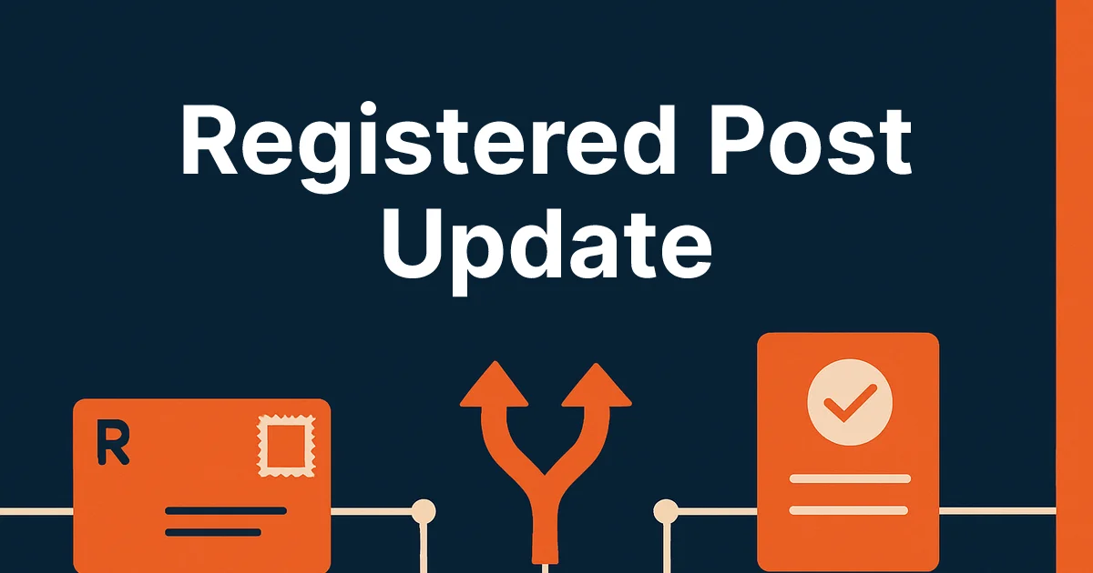Registered Post 2026: What Happened & What to Use Instead