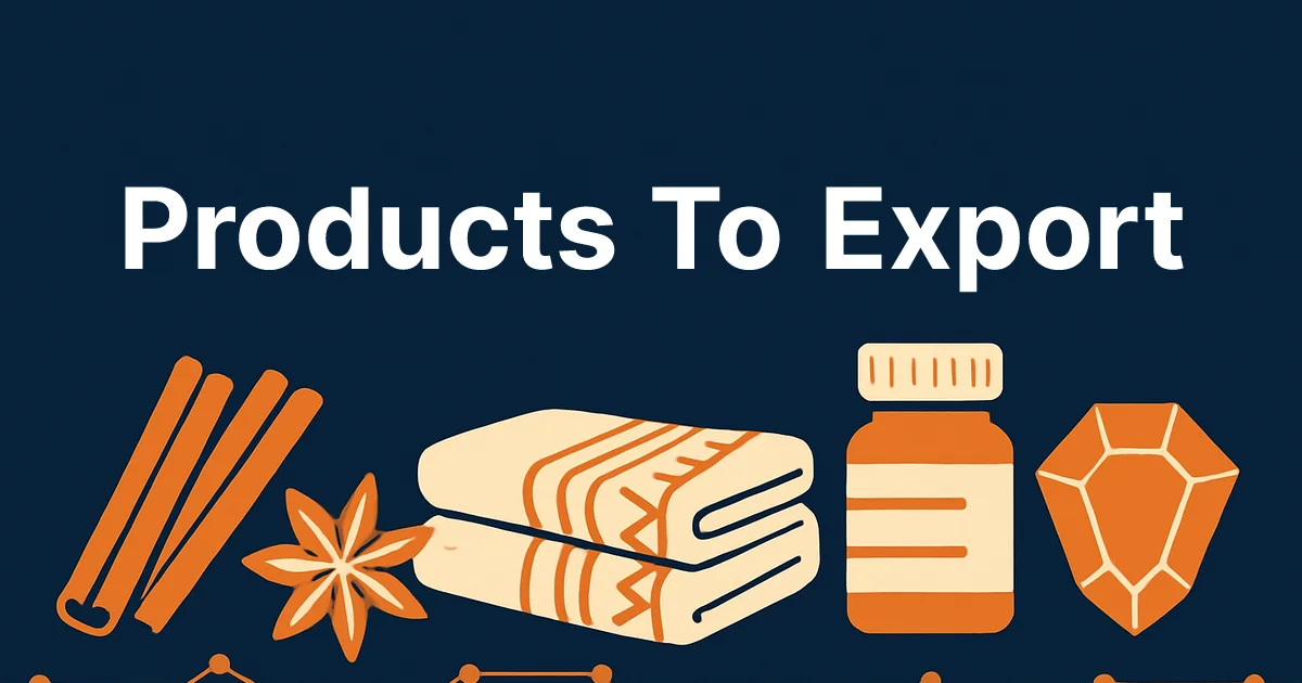 12 Most Profitable Products to Export from India (2026)