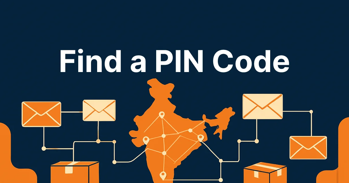 How to Find a PIN Code by Area or Post Office (2026)