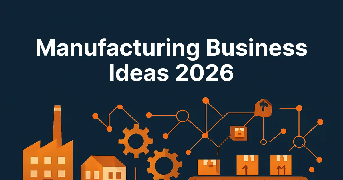 16 Profitable Manufacturing Business Ideas in India (2026)