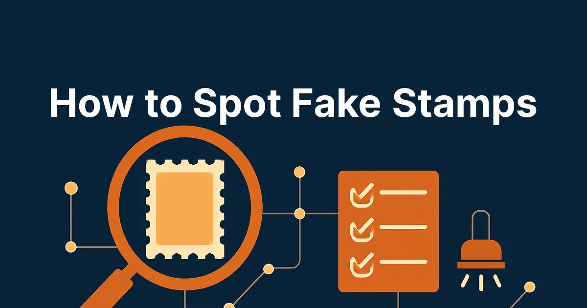 How to Spot Fake and Forged Stamps: A Collector's Checklist (2026)
