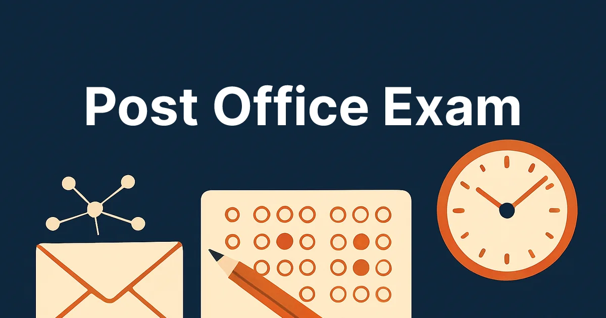 Post Office Exam 2026: Dates, Pattern & Preparation Guide
