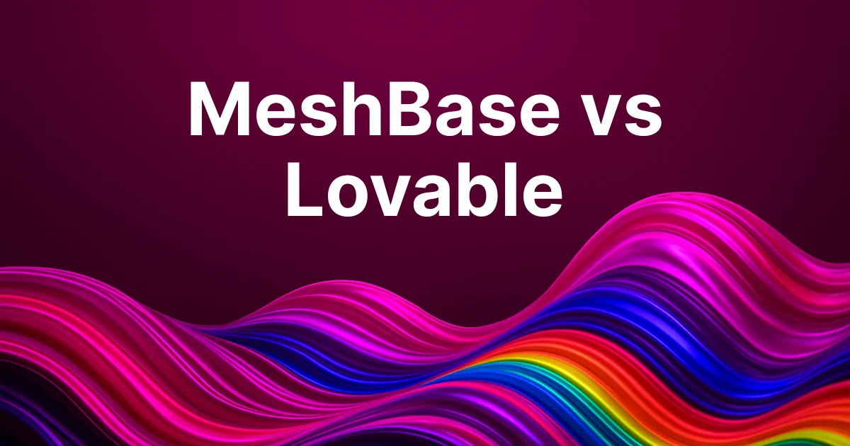 MeshBase vs Lovable: Honest Comparison for Production Sites in 2026