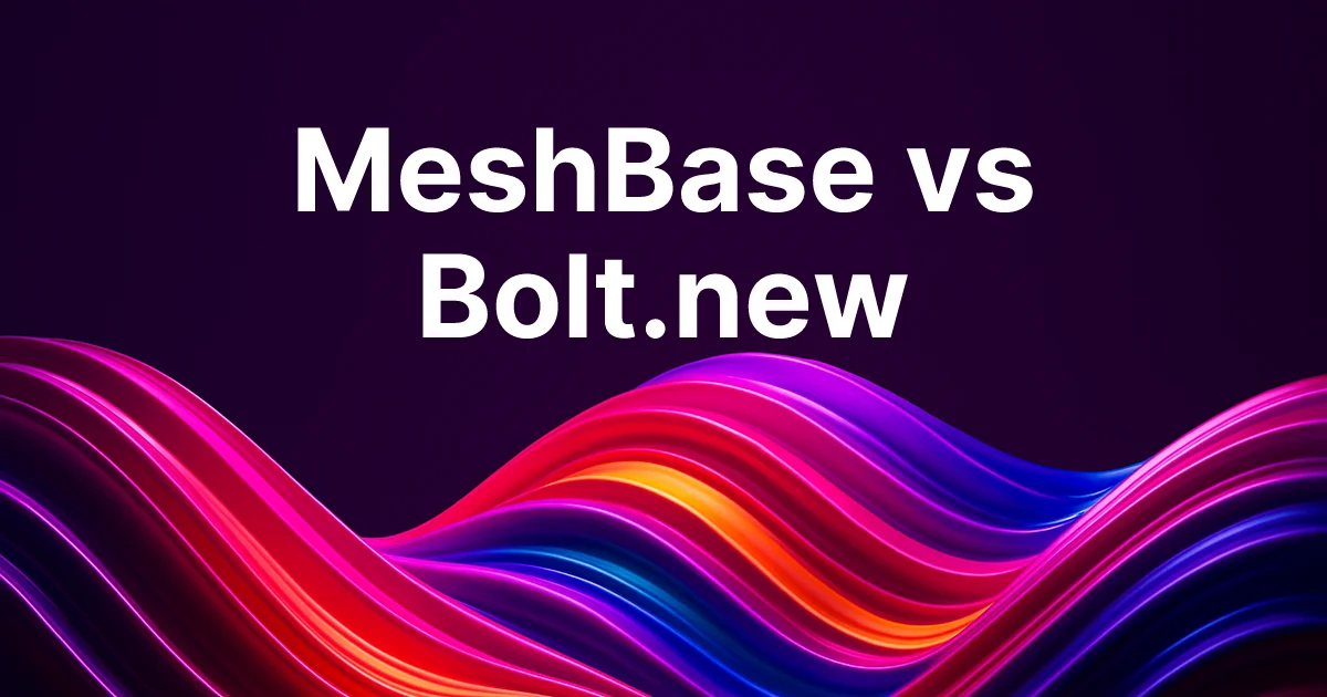 MeshBase vs Bolt.new